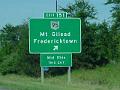 Exit 151, S.R. 95 to Mt. Gilead and Fredericktown